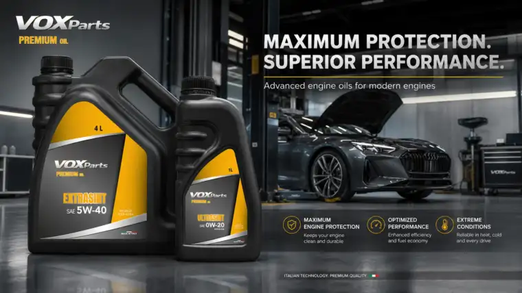 Oli motore VOXParts: prestazioni elevate, qualità affidabile e prezzo competitivo